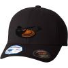 imageCustom Flexfit Hats for Men ampamp Women Trap Shooting Sport Embroidery PolyesterBlack