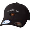 imageCustom Flexfit Hats for Men ampamp Women Trap Shooting Sport Embroidery PolyesterBlack Personalized Text Here