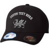 imageCustom Flexfit Hats for Men ampamp Women White Welsh Dragon Embroidery Flags Polyester Dad Hat Baseball CapBlack Personalized Text Here