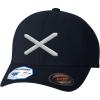imageScotland Flag Cross Flexfit Adult ProFormance Branded Hat Dark Navy LargeXLarge