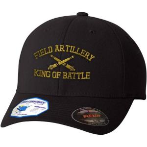 imageFlexfit Hats for Men ampamp Women Us Army Field Artillery B Embroidery PolyesterBlack