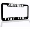 imageSpeedy Pros Funny License Plate Frame Custom Personalized Text Zinc Cute Car Accessories License Plate Holder Black 2 Holes 1 FrameBlack 2 Holes
