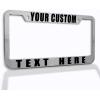 imageSpeedy Pros Funny License Plate Frame Custom Personalized Text Zinc Cute Car Accessories License Plate Holder Black 2 Holes 1 FrameChrome 2 Holes