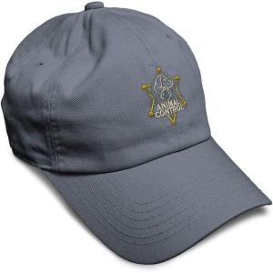 imageSoft Baseball Cap Animal Control A Embroidery Police Officer Animal Control Cotton Dad Hats for Men ampamp WomenDark Grey Design Only