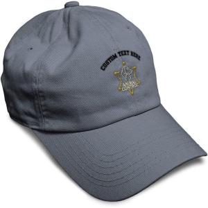 imageSoft Baseball Cap Animal Control A Embroidery Police Officer Animal Control Cotton Dad Hats for Men ampamp WomenDark Grey Personalized Text Here