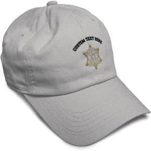 imageSoft Baseball Cap Animal Control A Embroidery Police Officer Animal Control Cotton Dad Hats for Men ampamp WomenLight Grey Personalized Text Here
