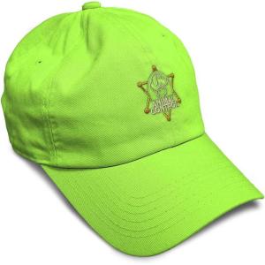 imageSoft Baseball Cap Animal Control A Embroidery Police Officer Animal Control Cotton Dad Hats for Men ampamp WomenLime Design Only