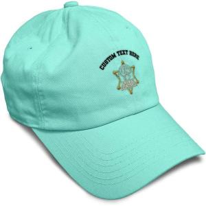 imageSoft Baseball Cap Animal Control A Embroidery Police Officer Animal Control Cotton Dad Hats for Men ampamp WomenMint Personalized Text Here