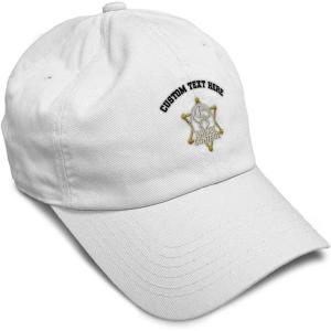 imageSoft Baseball Cap Animal Control A Embroidery Police Officer Animal Control Cotton Dad Hats for Men ampamp WomenWhite Personalized Text Here