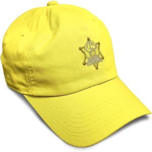 imageSoft Baseball Cap Animal Control A Embroidery Police Officer Animal Control Cotton Dad Hats for Men ampamp WomenYellow Design Only
