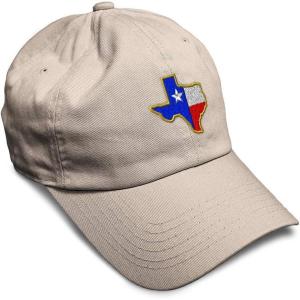 imageSoft Baseball Cap Texas State Flag Map A Embroidery Flags State Cotton Country Dad Hats for Men ampamp WomenStone Design Only