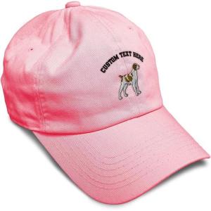 imageSoft Baseball Cap Brittany Spaniel Embroidery Dogs Brittany Spaniel Cotton Grouse Dad Hats for Men ampamp WomenCoral Personalized Text Here