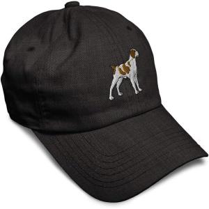 imageSoft Baseball Cap Brittany Spaniel Embroidery Dogs Brittany Spaniel Cotton Grouse Dad Hats for Men ampamp WomenDark Denim Design Only