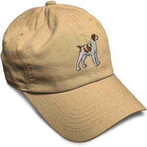 imageSoft Baseball Cap Brittany Spaniel Embroidery Dogs Brittany Spaniel Cotton Grouse Dad Hats for Men ampamp WomenKhaki Design Only