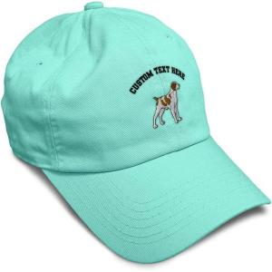 imageSoft Baseball Cap Brittany Spaniel Embroidery Dogs Brittany Spaniel Cotton Grouse Dad Hats for Men ampamp WomenMint Personalized Text Here
