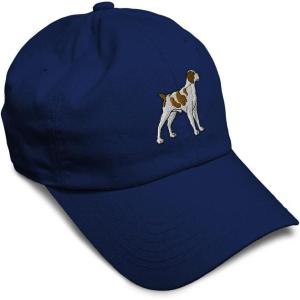 imageSoft Baseball Cap Brittany Spaniel Embroidery Dogs Brittany Spaniel Cotton Grouse Dad Hats for Men ampamp WomenNavy Design Only