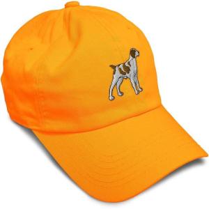 imageSoft Baseball Cap Brittany Spaniel Embroidery Dogs Brittany Spaniel Cotton Grouse Dad Hats for Men ampamp WomenOrange Design Only