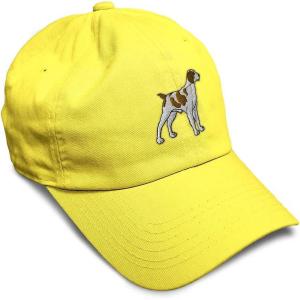 imageSoft Baseball Cap Brittany Spaniel Embroidery Dogs Brittany Spaniel Cotton Grouse Dad Hats for Men ampamp WomenYellow Design Only