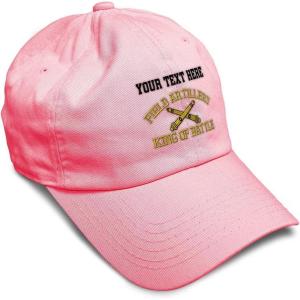 imageSoft Baseball Cap Us Army Field Artillery B Embroidery Army Us Army Cotton Warfare Dad Hats for Men ampamp WomenCoral Personalized Text Here