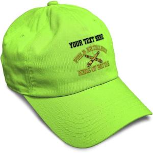imageSoft Baseball Cap Us Army Field Artillery B Embroidery Army Us Army Cotton Warfare Dad Hats for Men ampamp WomenLime Personalized Text Here