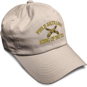 imageSoft Baseball Cap Us Army Field Artillery B Embroidery Army Us Army Cotton Warfare Dad Hats for Men ampamp WomenStone Design Only