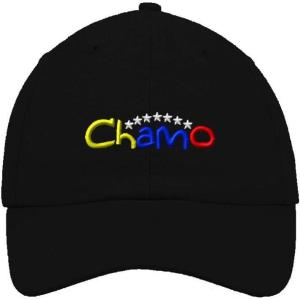 imageSpeedy Pros Chamo Venezuelan Embroidered Soft Unstructured Hat Baseball Cap Black