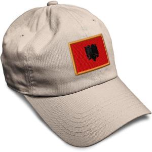 imageSpeedy Pros Soft Baseball Cap Albania Europe Football Cup Dad Hats for Men ampamp WomenStone