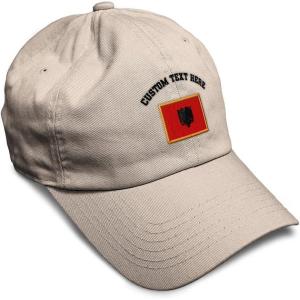 imageSpeedy Pros Soft Baseball Cap Albania Europe Football Cup Dad Hats for Men ampamp WomenStone Personalized Text Here