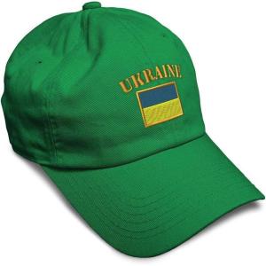 imageSpeedy Pros Soft Baseball Cap Ukraine Flag Embroidery Flags World Cup Soccer Cotton Embroidered Dad Hats for Men ampamp WomenKelly Green Design Only