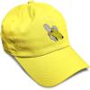 imageSpeedy Pros Soft Baseball Cap Banana Embroidery Fruit Banana Twill Cotton Dad Hats for Men ampamp WomenYellow Design Only