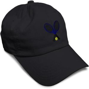 imageSoft Baseball Cap Tennis B Cotton Dad Hats for Men ampamp WomenBlack
