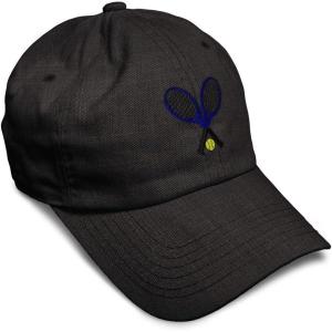 imageSoft Baseball Cap Tennis B Cotton Dad Hats for Men ampamp WomenDark Denim