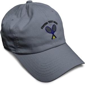 imageSoft Baseball Cap Tennis B Cotton Dad Hats for Men ampamp WomenDark Grey Personalized Text Here