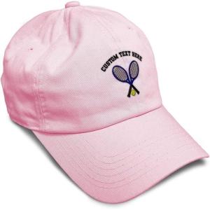 imageSoft Baseball Cap Tennis B Cotton Dad Hats for Men ampamp WomenSoft Pink Personalized Text Here