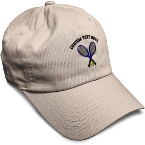 imageSoft Baseball Cap Tennis B Cotton Dad Hats for Men ampamp WomenStone Personalized Text Here