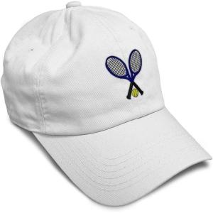 imageSoft Baseball Cap Tennis B Cotton Dad Hats for Men ampamp WomenWhite
