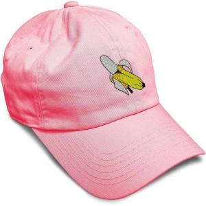 imageSpeedy Pros Soft Baseball Cap Banana Embroidery Fruit Banana Twill Cotton Dad Hats for Men ampamp WomenCoral Design Only