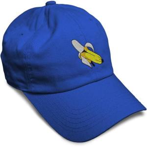 imageSpeedy Pros Soft Baseball Cap Banana Embroidery Fruit Banana Twill Cotton Dad Hats for Men ampamp WomenRoyal Blue Design Only