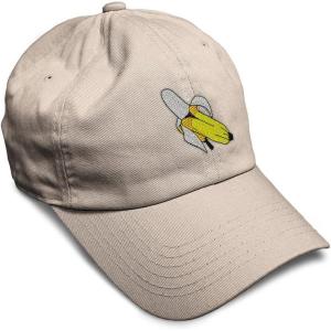 imageSpeedy Pros Soft Baseball Cap Banana Embroidery Fruit Banana Twill Cotton Dad Hats for Men ampamp WomenStone Design Only
