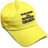 imageSoft Baseball Cap Retired Professional Grandpa Embroidery Grandfather Funny Cotton Dad Hats for Men ampamp WomenYellow Design Only