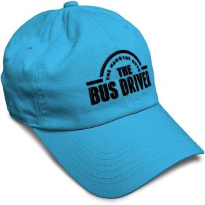 imageSoft Baseball Cap Bus Driver Man Myth Embroidery Others Twill Cotton Dad Hats for Men ampamp WomenAqua Design Only