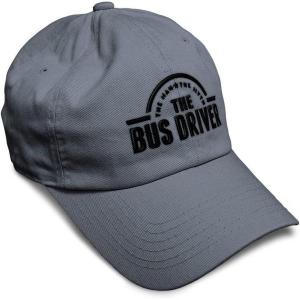 imageSoft Baseball Cap Bus Driver Man Myth Embroidery Others Twill Cotton Dad Hats for Men ampamp WomenDark Grey Design Only