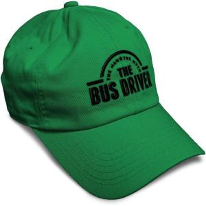 imageSoft Baseball Cap Bus Driver Man Myth Embroidery Others Twill Cotton Dad Hats for Men ampamp WomenKelly Green Design Only