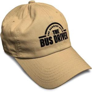 imageSoft Baseball Cap Bus Driver Man Myth Embroidery Others Twill Cotton Dad Hats for Men ampamp WomenKhaki Design Only