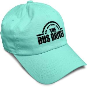 imageSoft Baseball Cap Bus Driver Man Myth Embroidery Others Twill Cotton Dad Hats for Men ampamp WomenMint Design Only
