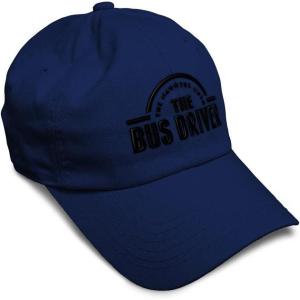 imageSoft Baseball Cap Bus Driver Man Myth Embroidery Others Twill Cotton Dad Hats for Men ampamp WomenNavy Design Only
