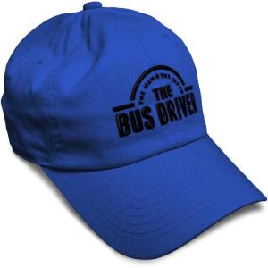 imageSoft Baseball Cap Bus Driver Man Myth Embroidery Others Twill Cotton Dad Hats for Men ampamp WomenRoyal Blue Design Only