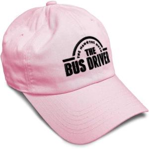 imageSoft Baseball Cap Bus Driver Man Myth Embroidery Others Twill Cotton Dad Hats for Men ampamp WomenSoft Pink Design Only