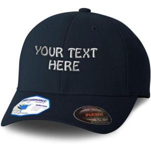 imageFlexfit Hats for Men ampamp Women Custom Personalized Text Dad Hats Baseball CapDark Navy