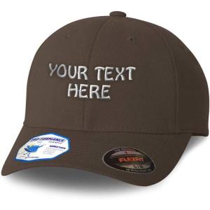 imageFlexfit Hats for Men ampamp Women Custom Personalized Text Dad Hats Baseball CapGrey